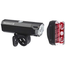 Blackburn Dayblazer 800 Front & 65 Rear Light Set in Black